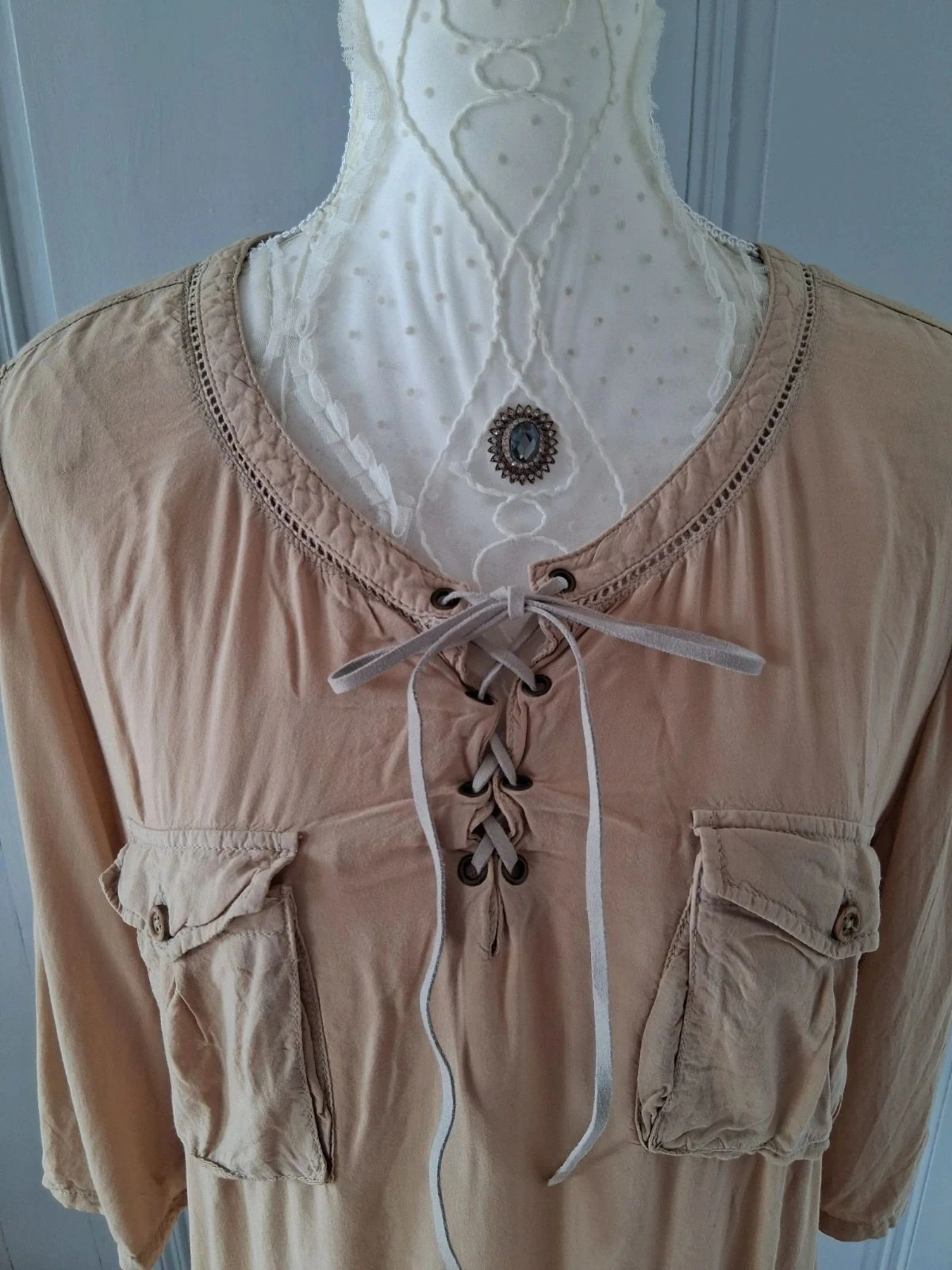 Túnica Kaporal - Estilo boho/Safari 🐅 Talla S – photo 3